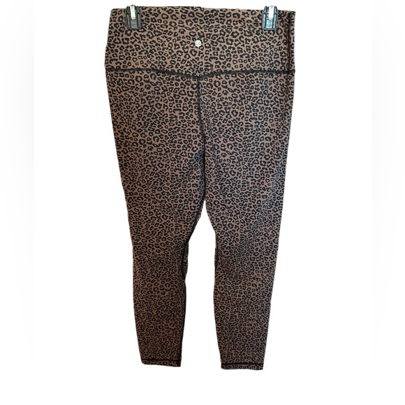 CRZ Yoga Leggings Leopard Print Naked Feeling Size XL - Picture 2 of 5